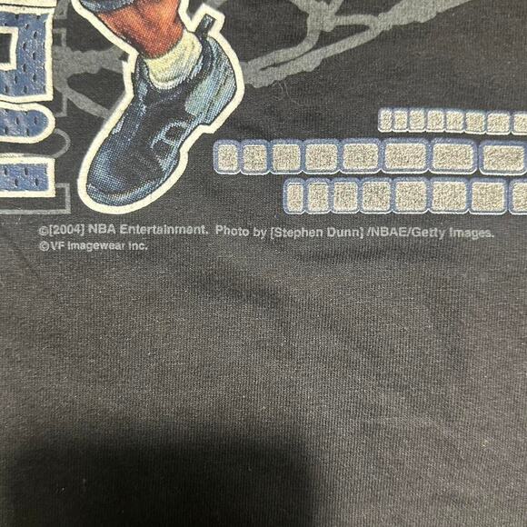 Vintage 2004 Kevin Garnett MVP Tee Mens Medium Minnesota Timberwolves NBA Shirt - Picture 5 of 5